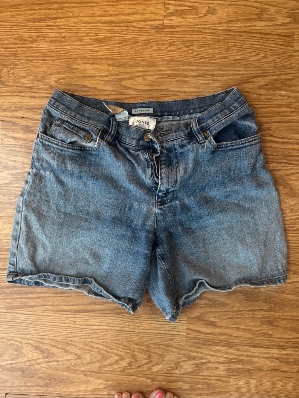 Jones New York Sport High Waisted Blue Denim Women's Shorts